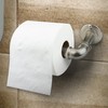Rod Desyne Single Toilet Paper Holder, Satin Nickel