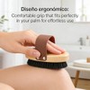 Cepillo Piel Seca Corporal Exfoliante Cobre Madera Haya Eliminación Muerta