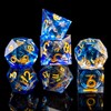 YEMEKO Liquid Core DND Dice Set, 7 Set Accessories Dice