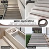 Non-Slip Step Edge Protector, Vinyl Stair Nosing - Self-Adhesive Anti-Slip