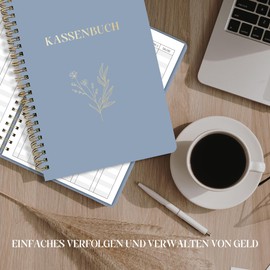 BIROYAL BIROYAL Budgetbuch, 120 Seiten Spiralfinanzbuch, Buchhaltungsbuch der Ein und Ausgaben, Ausgaben Tracker Finanzplaner, Notizbuch für Budgetverfolgung Accounting Ledger Book für Kleinunternehmen