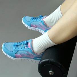 RJ-Sport Tieless Elastic Shoe Laces - Heavy Duty No Tie Shoelaces for Kids and Adult with Strong Lock and Speed Shoestrings, Number 017 - Sky Blue, One Size