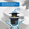 kör4u Design Pop Up Valve Black Matt 1 1/4 Inch