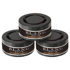 Carmate G309T Blang Solid Refillable Car Air Freshener, Aberfitch, 2.1 oz (60 g), Set of 3, Smart and Sexy Perfume-like Scent, Drink Holder, Dashboard, Under-seat, Stationary Type