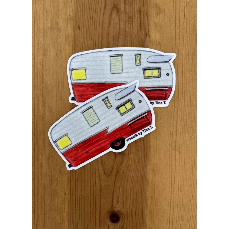 Shasta Trailer Decal Sticker Vintage Trailer
