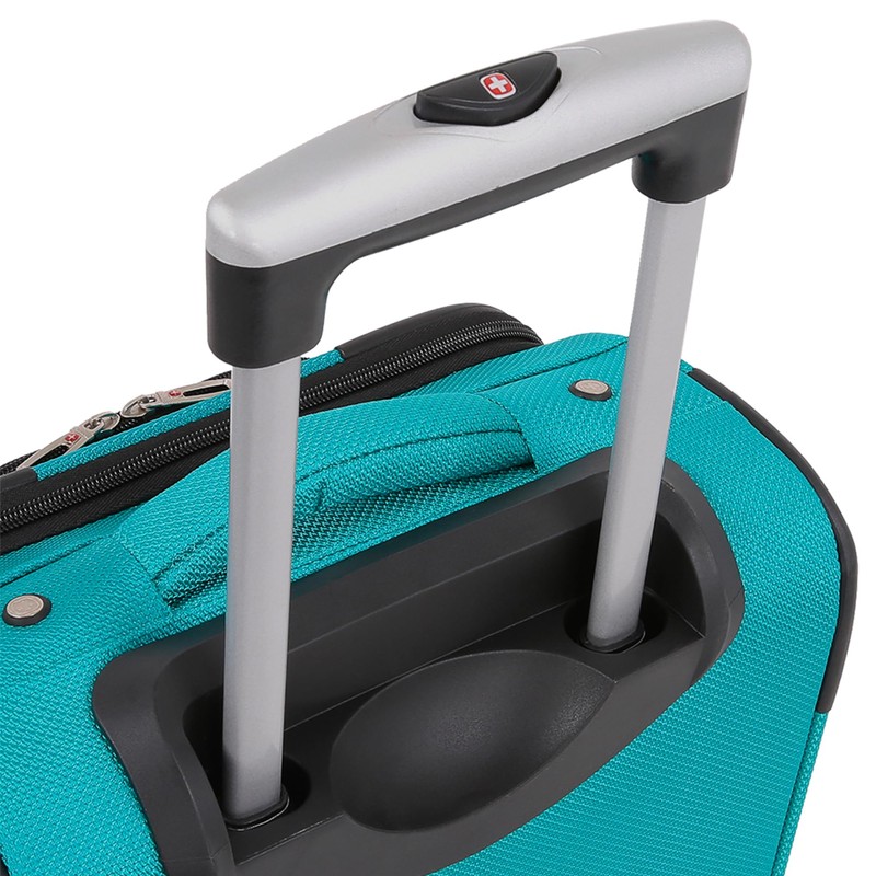 SwissGear Sion Softside Expandable Luggage – Carry-On Suitcase with 360