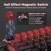 MIKIBY Alux60-60% Mechanical Gaming Keyboard Wired, Magnetic Switch Hot Swappable,