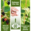 shallyong Plant Support Clips, 300 Pieces Growth Support Clips, Plant