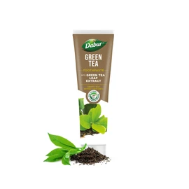 Dabur Organic Green Tea Toothpaste | 100 ml | Everyday Use | Long-Lasting Freshness & Healthy Gums