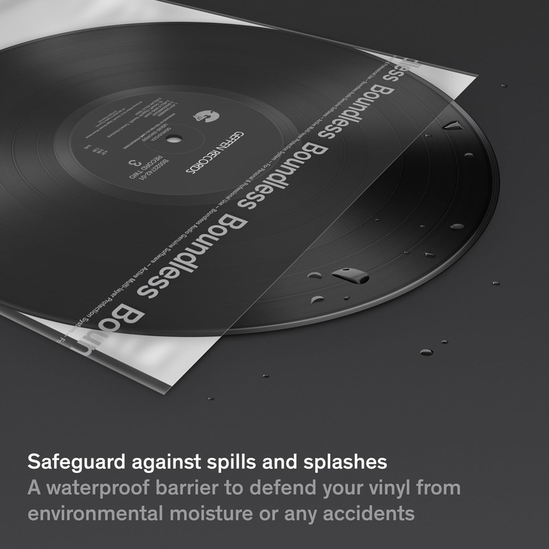 Boundless Audio Vinyl Record Sleeves - 50 x Premium Vinyl