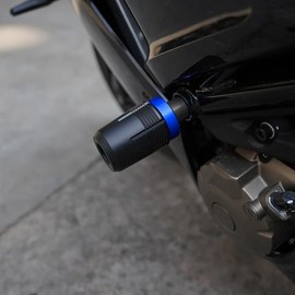 Motorcycle Frame Slider Fits Yamaha MT07 MT-07 fz07 YZF R7 2023 Tracer 7 GT Falling Crash Protector Guards MT07 Tracer 700 GT XSR700 2022 (Blue)