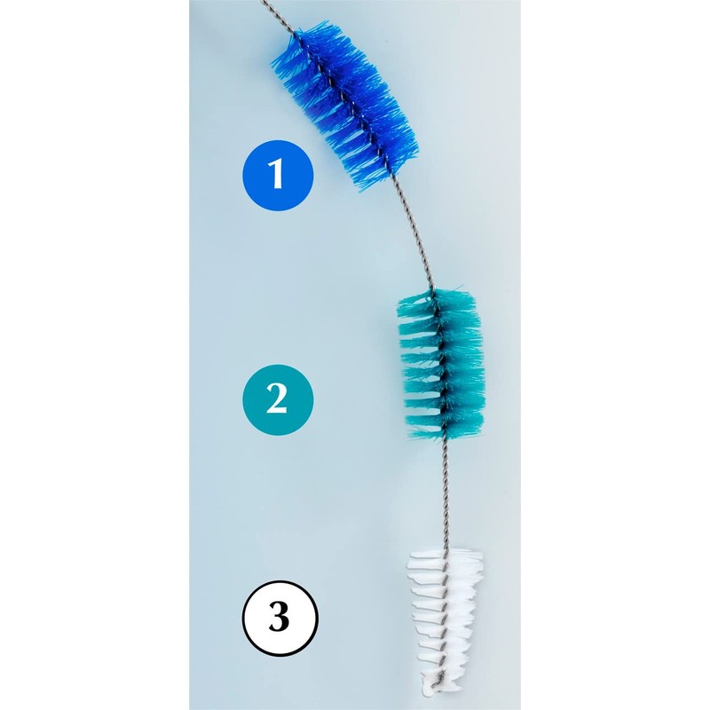 3 PHASEN ABFLUSSREINIGER WENKO GROB MITTEL FEIN ROSTFREIN EDELSTAHL NEU
