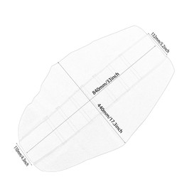 TIRGE Motorcycle Seat Cover Rubber Striped Grip Gripper Soft Universal for Dirt Pit Mini Bike CRF DRZ EXC YZF CR KX KLX 125 250 350 450 (Black-ornage)