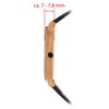 Zeit-Bar Slim Line Wooden Case Watch for Men and Women,