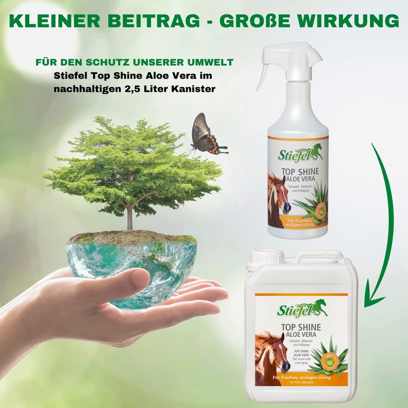 Fell und Mähnenspray Aloe Vera, keine Farbe, onesize, Einheitsgröße, onesize