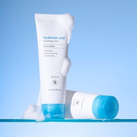 Abka [Abca] Micro Bubble Low Molecular Hyaluronic Acid Whip Pore Cleansing Foam 100ml 3pcs / [아브카] 마이크로 버블 저분자 히알루론산 휩 모공 클렌징폼 100ml 3개