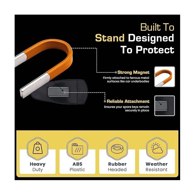 Toughty Magnetic Hide a Key Box – Strong Magnet Holder