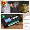 Book Sleeves with Zipper, Travel Book Protector Pouch for Paperbacks