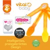 Vital Baby 492010-03 Spoons Flexible Tips Orange, 5 spoons