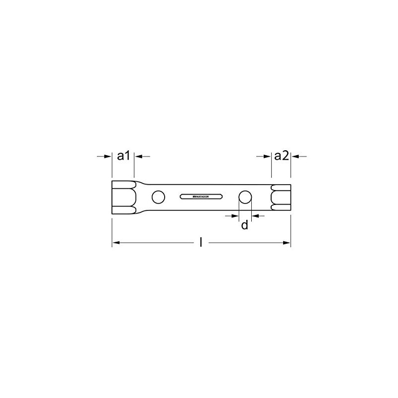 MATADOR Tubular Box Spanner 30 x 32 MM - 0380