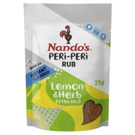Nando's Lemon & Herb Peri Peri Rub Mild (25g) - Pack of 2