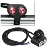 Keenso Motorcycle Handlebar Switch, 7/8 Inch 22 mm Motorcycle Handlebar