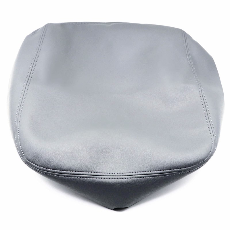 SecosAutoparts Center Console Armrest Lid Cover Leather Gray Compatible with