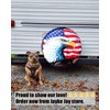 Spare Tire Cover, Wheel Cover with American Flag Eagle Waterproof