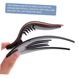 Healvian Large Hair Clip for Women French Hair Clamp Stylish Accessory for Daily Use Non- Design Low-key