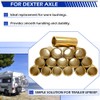GOLKNHA 16 Pcs Leaf Spring Bushing Kit for Trailer Axle,