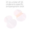 Underarm Sweat Pads, Pack of 50 Underarm Pads, Disposable Pack