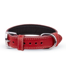 TORRUNA Soft Leather Dog Collar | Dog Collars for Small, Medium and Large Dogs | Durable Heavy Duty Dog Collars