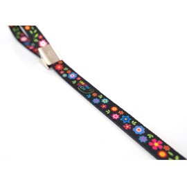 Show Tech Dog Grooming Noose, Your Dog Grooming Expert, Handy Click System, Adjustable Length, Flower Power, 55 x 1.5cm