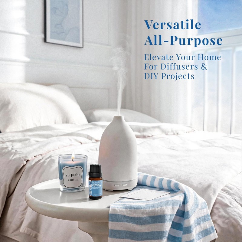 Laundry Fragrance Oil Set, Long-Lasting Scent for Dryer Balls 10ml