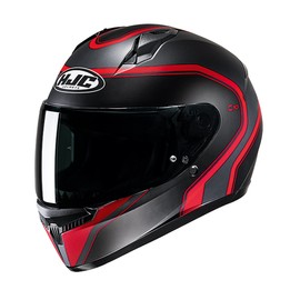 HJC C10 Elie Full Face Ece22.06 Rated Motorcycle Helmet MC1SF Red (XL)