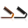 2 Piece Folding Comb, Portable Travel Brush, Unisex, Foldable Massage