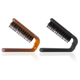 2 Piece Folding Comb, Portable Travel Brush, Unisex, Foldable Massage Comb, Mini Comb, Hair Styling Accessories