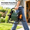 Portable Garden Hose Reel for Water Pipe Storage – Plastic