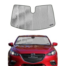 Pigenius Car Windshield Sun Shade for 2014-2018 Mazda 3 Hatchback/Sedan,Car Window Shades-AstraGuard