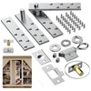 Pisman Pivot Door Hinges, Hidden Hinge Heavy Duty with Accessories