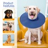 Dog Recovery Collar,Dog Soft Cone Collar Alternative After Surgery,Adjustable,Breathable E