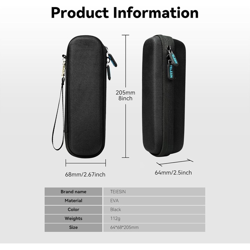 TELESIN Small Travel Hard Carry Case for DJI Pocket 3