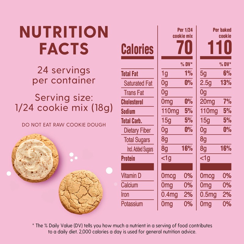 Duncan Hines Pumpkin Spice Cookie Mix 15.25oz - 1 box