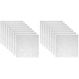 (30) USG Interiors 4240 Tivoli 12" x 12" Textured Ceiling Tiles