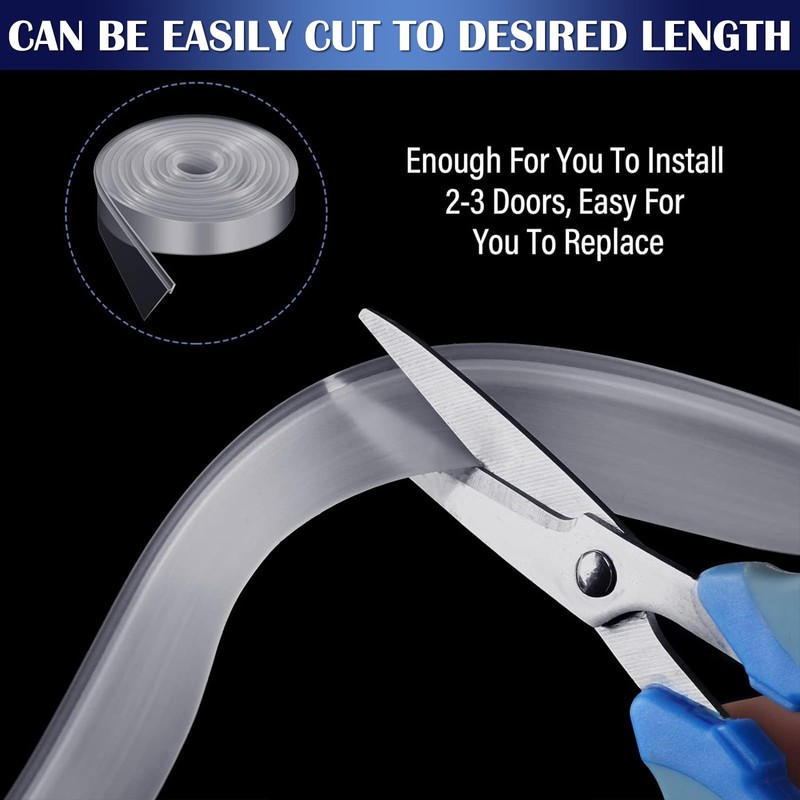 Treela 108-Inch 7/8"" Angled T-Slot Shower Door Seal Strip