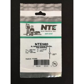 NTE580 - Si, General Purpose Rectifier, 600V 3A Fast Recovery 150ns