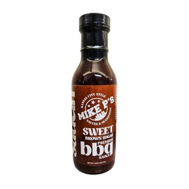 Mike P's Kansas City Sweet Brown Sugar BBQ Sauce, 15oz (Pack of 2)