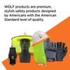 Wolf High-Visibility Orange Reflective Stripe Hard Hat Mesh Stretch Band