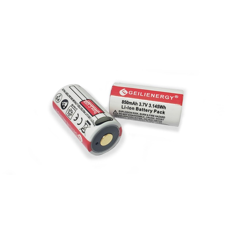 XUNTU 3.7V 850mAh Rechargeable Li-ion Battery Compatible for Streamlight SL-B9