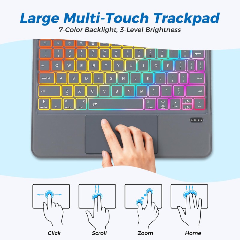 InUnion Keyboard Case foriPad Pro 11 Inch M4 M5 (2024/2025),